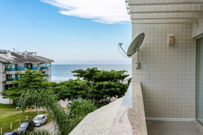Apto vista mar c/ churrasq 250m da Praia CTA022